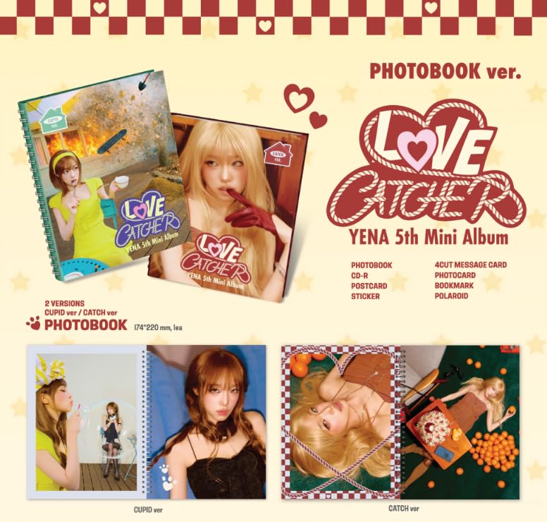 Amazon.co.jp: YENA - 5th MINI ALBUM [ LOVE CATCHER ] 韓国盤 (2種
